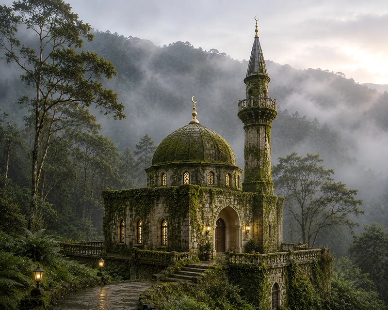 Masjid Mossy — highest mosque in Malaysia at 1,570m